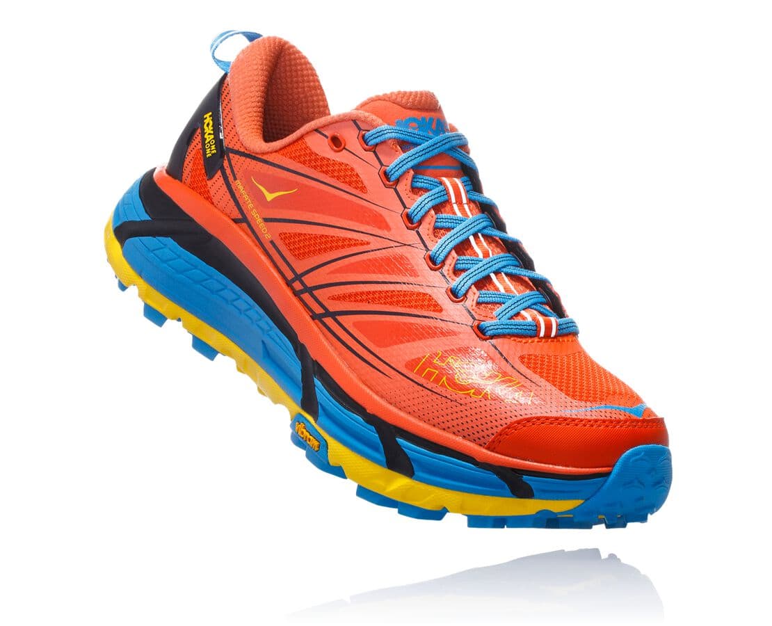 Hoka One One Mafate Speed 2 Herren Trailrunning Schuhe Orange | (DE-0793IXWCF)